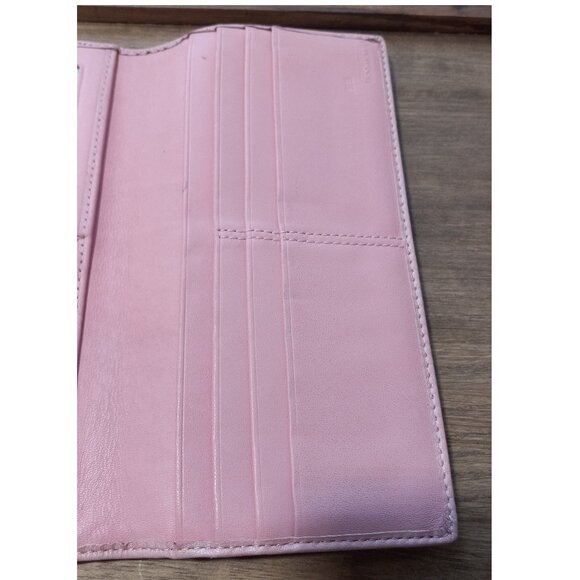 👉LAST CHANCE‼️ Vtg. COACH Soho Pleated Pink Leather Wallet - Picture 13 of 16